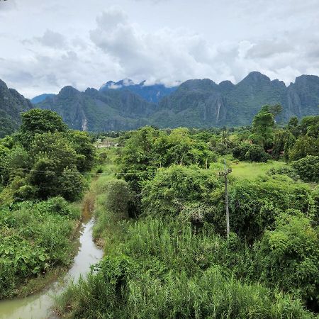 Blue Guesthouse Vang Vieng Dış mekan fotoğraf