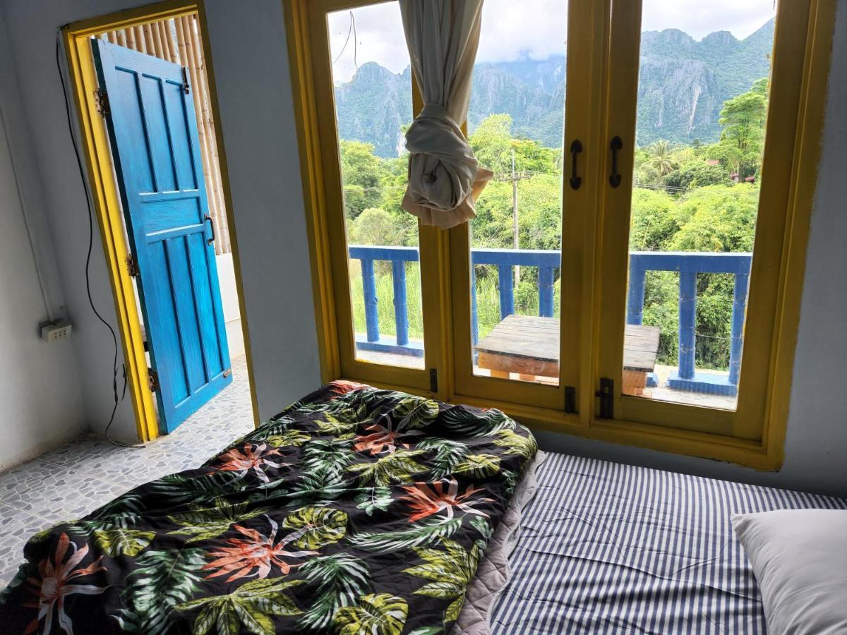 Blue Guesthouse Vang Vieng Dış mekan fotoğraf