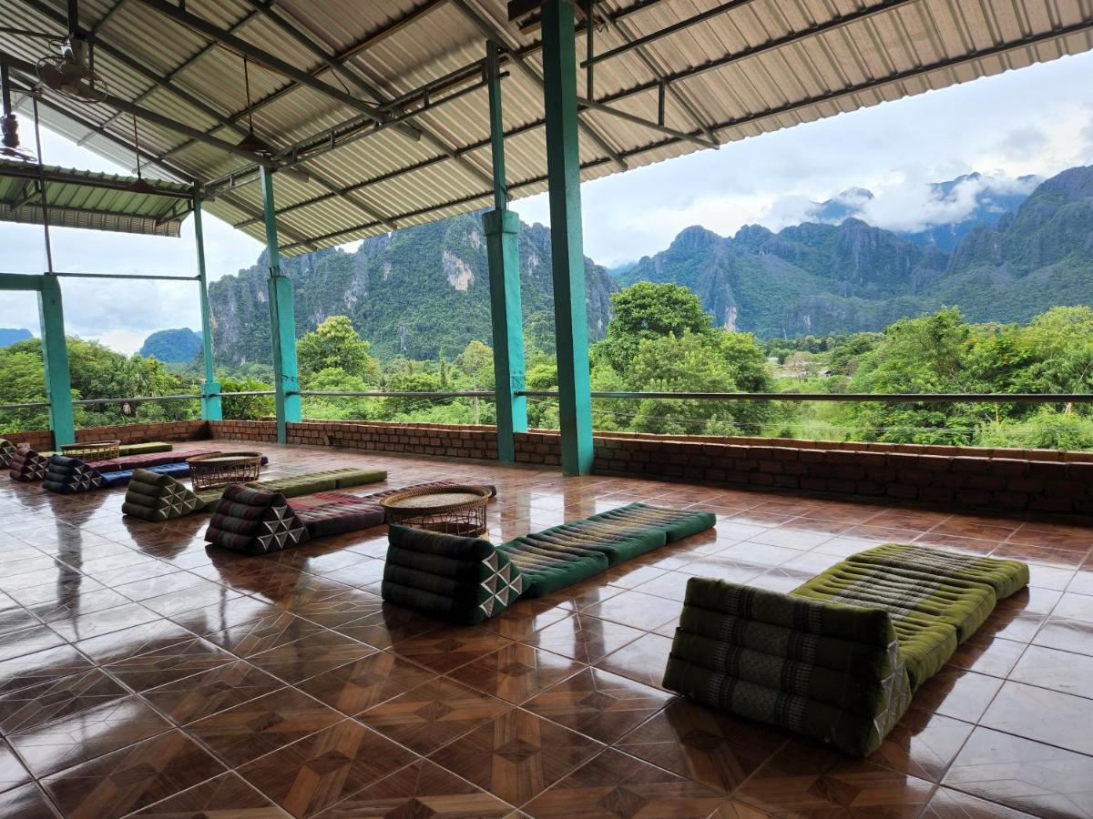 Blue Guesthouse Vang Vieng Dış mekan fotoğraf