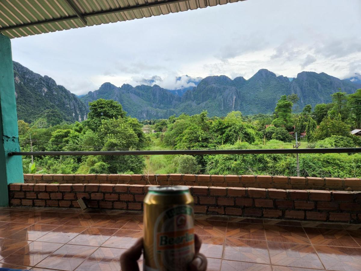 Blue Guesthouse Vang Vieng Dış mekan fotoğraf