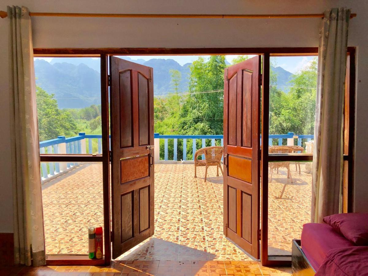 Blue Guesthouse Vang Vieng Dış mekan fotoğraf