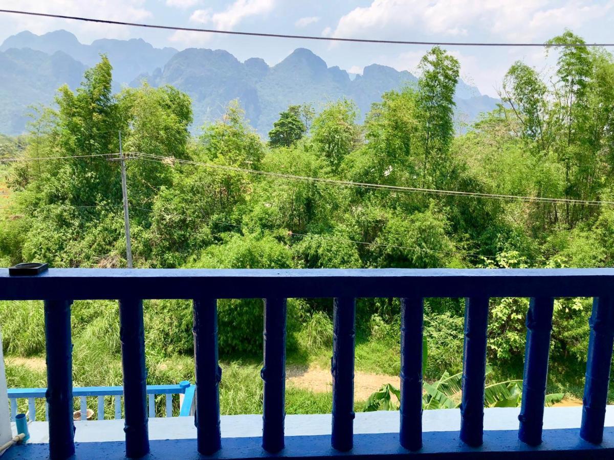 Blue Guesthouse Vang Vieng Dış mekan fotoğraf