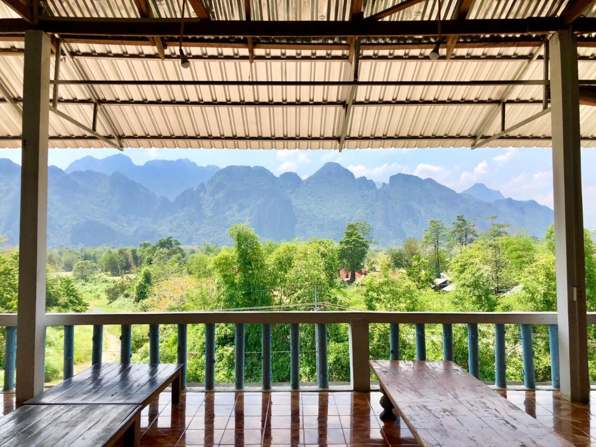 Blue Guesthouse Vang Vieng Dış mekan fotoğraf